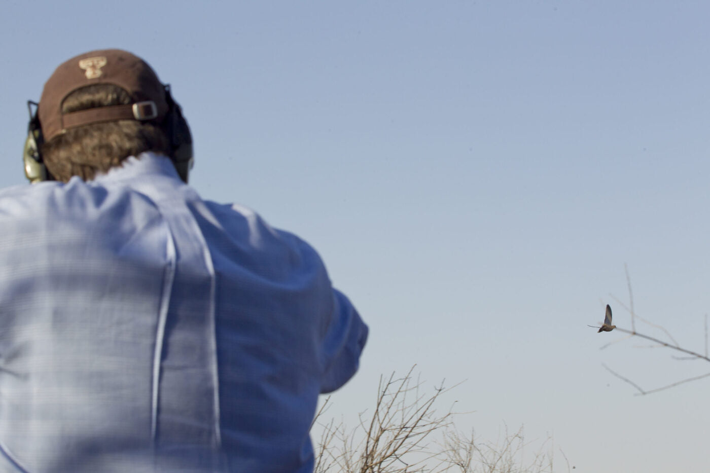 Shooter in the field at Estancia La Morena