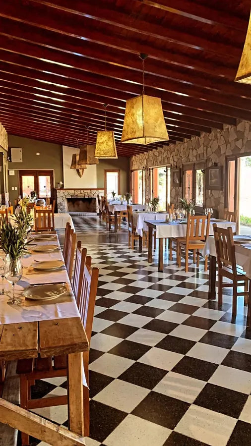 Dining room at Estancia La Morena